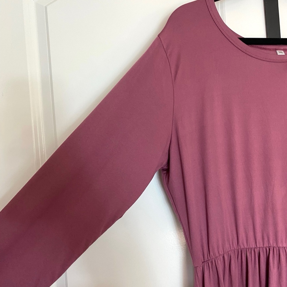 Cottagecore Maxie Dress Super Soft Stretchy pockets and Long sleeve NWT 2X - Picture 5 of 13